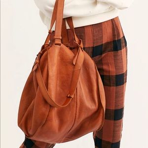 COPY - FREE PEOPLE Sid distressed ovrsized crossb…